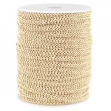 Fashion wire flat 5mm Light beige-gold
